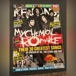 💀🖤 2013 Kerrang! Issue 1476 My Chemical Romance